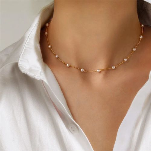 Sparkling Clavicle Chain Choker Necklace - Trendy Fashion Jewelry