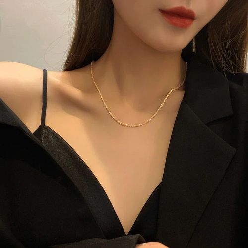 Sparkling Clavicle Chain Choker Necklace - Trendy Fashion Jewelry - 19