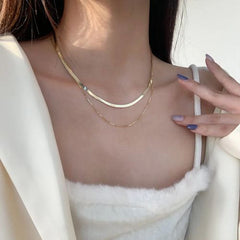 Sparkling Clavicle Chain Choker Necklace - Trendy Fashion Jewelry