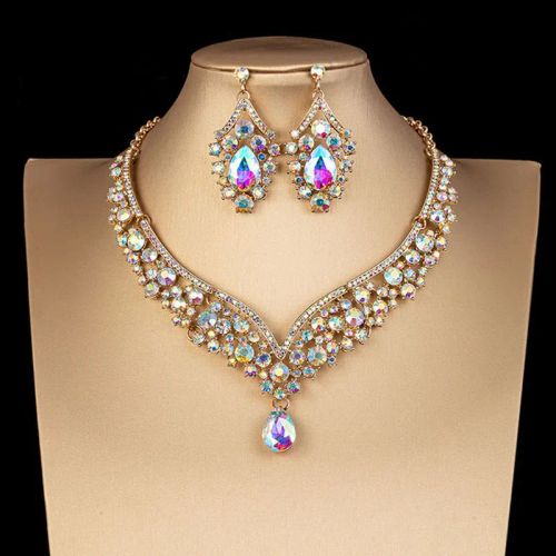 Itacazzo Exquisite Necklace & Earring Set for Weddings & Parties - XL-0019-C