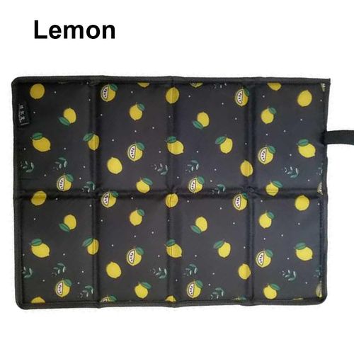 Portable Folding Waterproof Camping Mat - Lightweight Outdoor Seat Pad - Lemon