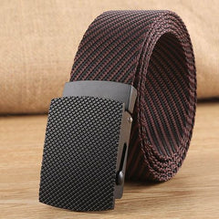 MEDYLA Adjustable Tactical Belts - Durable Nylon for Outdoor Travel & Jeans