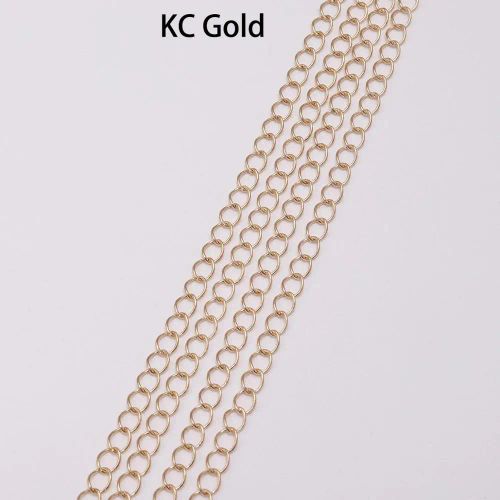 St.kunkka Tail Extender Chain - 5m Necklace Making Supplies - KC Gold / 2.5mm x 5m