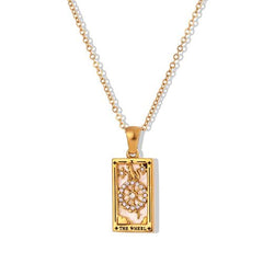 MamacitaSlay Zircon Moon Pendant Necklace - Trendy Fashion Accessory
