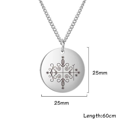 Dawapara Vintage Voodoo Symbol Pendant Necklace - Stylish Accessory - Gold / Style D
