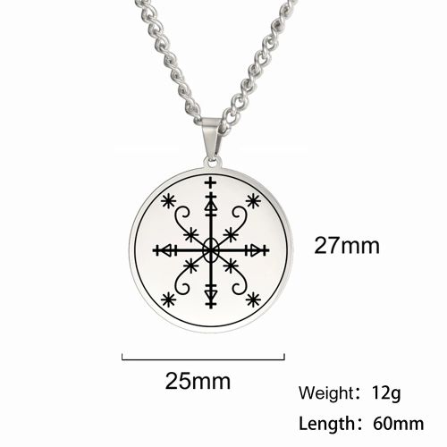 Dawapara Vintage Voodoo Symbol Pendant Necklace - Stylish Accessory - Gold / Style O