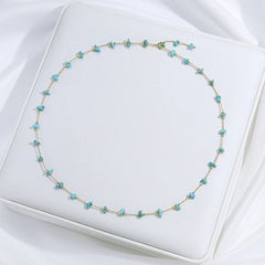 Lina Jw Adjustable Stone Necklace - Handmade Fashion Accessory