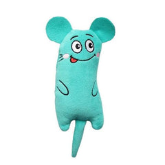 Interactive Plush Cat Toy - Funny Squeaky Teeth Grinding Pet Accessory