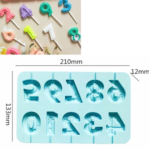Silicone Cake Mould - Eco-Friendly and Reusable Number Shape Tool
