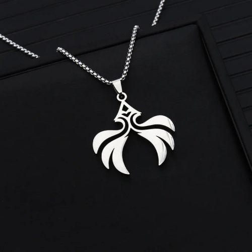 Elegant Stainless Steel Pendant Necklace for Special Occasions - D