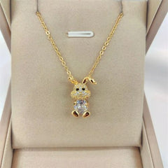 Cute Rabbit Necklace - Fashionable Pendant for Any Occasion - X1144-White