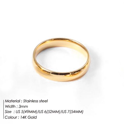 e-Manco Stainless Steel Stacking Rings - Elegant Fashion Jewellery