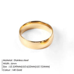 e-Manco Stainless Steel Stacking Rings - Elegant Fashion Jewellery