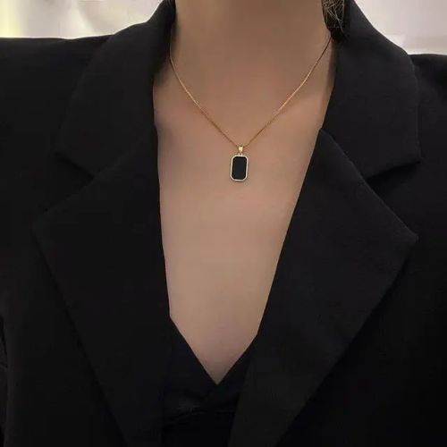 Laoloutian Heart Pendant Necklace - Trendy Mood Tracker Accessory