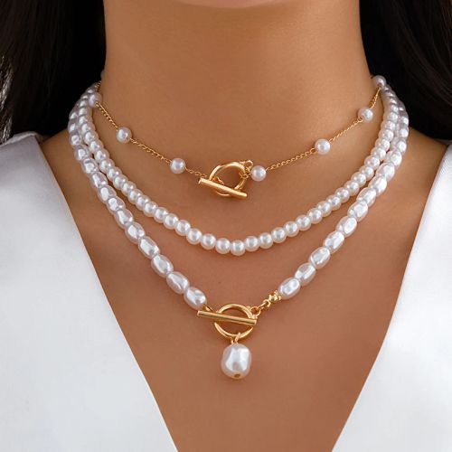 Ingemark Elegant Pearl Pendant Necklace - Perfect Charm Accessory - Gold Color 12