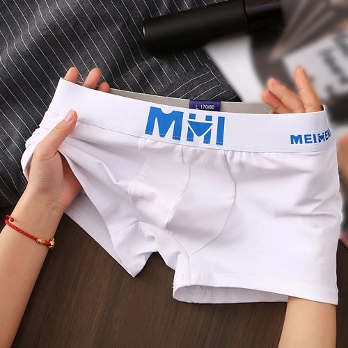 Comfortable Breathable Cotton Boxer Briefs - Stylish Underwear - White / M