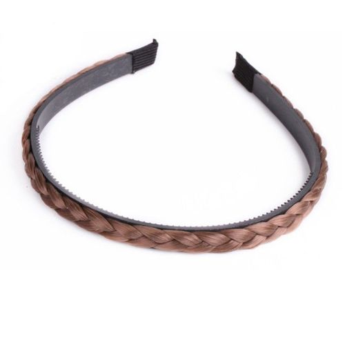 Stylish Korean Headband - Comfortable & Fashionable Hair Accessory - Brown 1cm