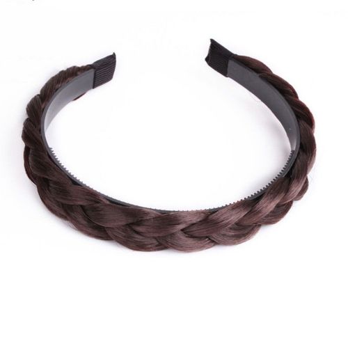 Stylish Korean Headband - Comfortable & Fashionable Hair Accessory - Deep Brown 1.8cm