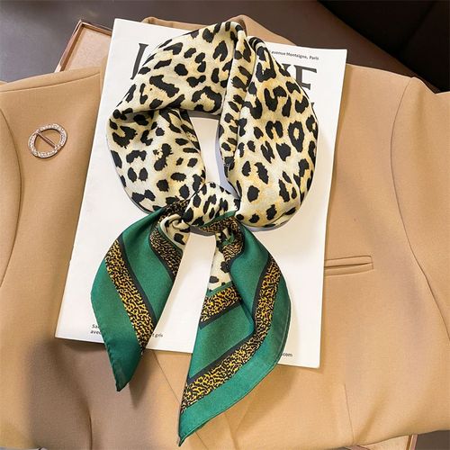 JTVOVO Luxury Silk Skinny Scarf - Multifunctional Small Hair Scarf