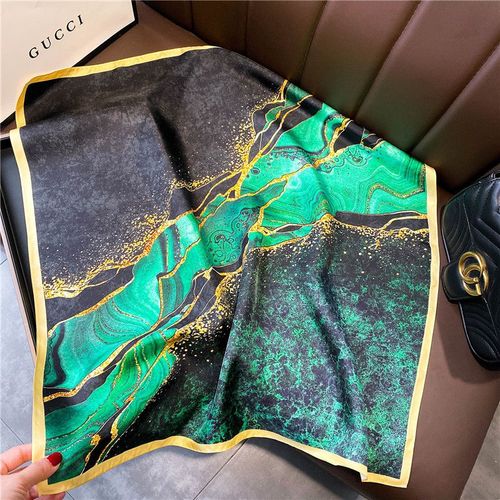 JTVOVO Luxury 70x70CM Printed Scarf - Versatile Fashion Accessory - 4 / 70x70cm
