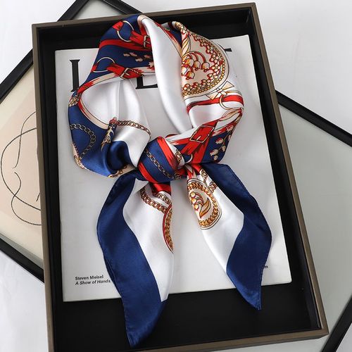 JTVOVO Luxury 70x70CM Printed Scarf - Versatile Fashion Accessory - JNC086-01 / 70x70cm
