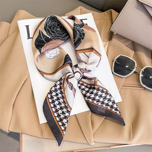 JTVOVO Luxury Square Scarf - Fashionable & Multifunctional Beach Accessory