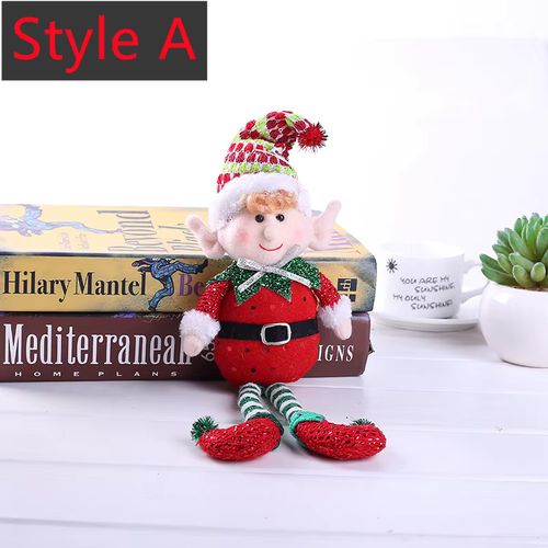 Handcrafted Colourful Plush Christmas Elves - Adorable Festive Decor