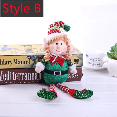 Handcrafted Colourful Plush Christmas Elves - Adorable Festive Decor