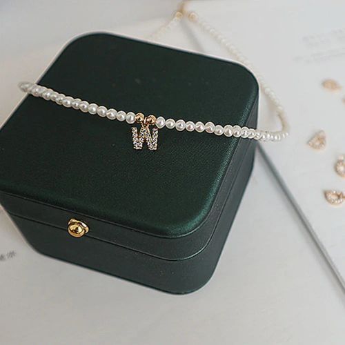 Mcllroy Stylish Adjustable Choker Necklace with Simulated Pearls