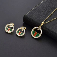 Msiena Smnuer Stylish Necklace & Earrings Set for Weddings