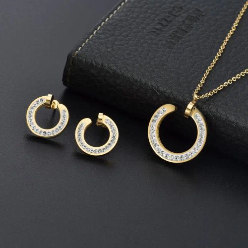 Msiena Smnuer Stylish Necklace & Earrings Set for Weddings - 2