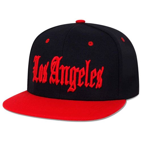 Casual Snapback Hip Hop Cap - Adjustable Polyester Baseball Hat - Red