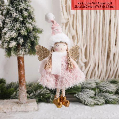 Cute Plush Angel Doll - Festive Christmas Decoration & Gift - 23-05 Pink Girl