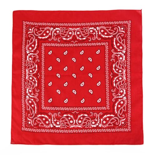IHGSNMB Fashion Multifunctional Bandana Scarf - Casual Headwear & Wrap - Red