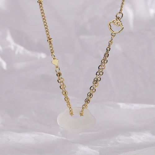 VENTFILLE Jade Necklace - Elegant Design for Stylish Occasions - BTSP816-GD