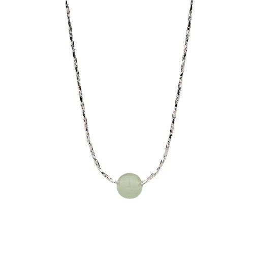VENTFILLE Jade Necklace - Elegant Design for Stylish Occasions - BTSP817-SV