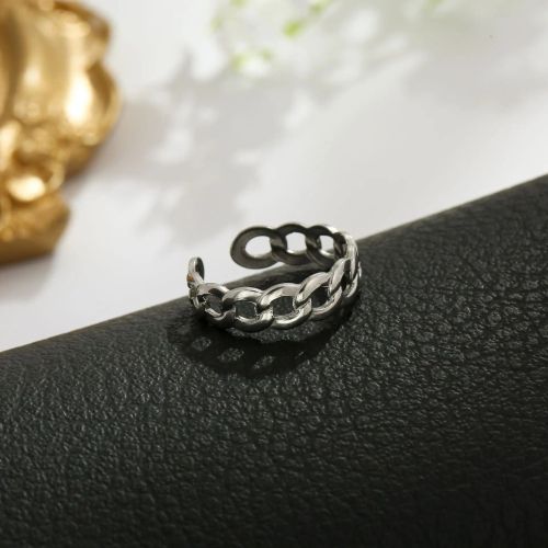 Emeralds Luxurious Adjustable Rings - Stylish Fashionable Accessories - C