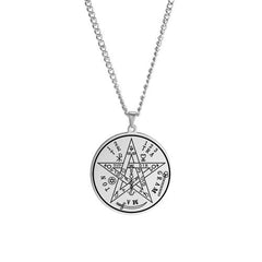EUEAVAN Pentagram Necklace - Stainless Steel Protection Amulet