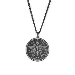 EUEAVAN Pentagram Necklace - Stainless Steel Protection Amulet