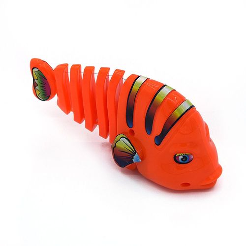 ANGDUO Interactive Plastic Cat Toy - Engaging Spring Swing Fish