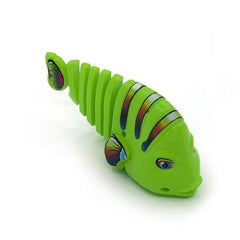 ANGDUO Interactive Plastic Cat Toy - Engaging Spring Swing Fish