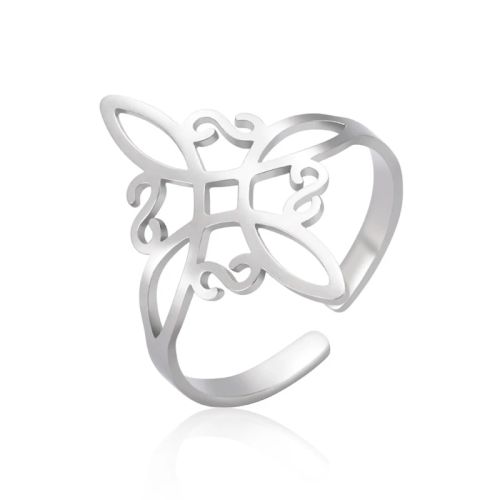 OOTDTY High Polish Exquisite Rings Set - 5pcs Fashion Cocktail Rings
