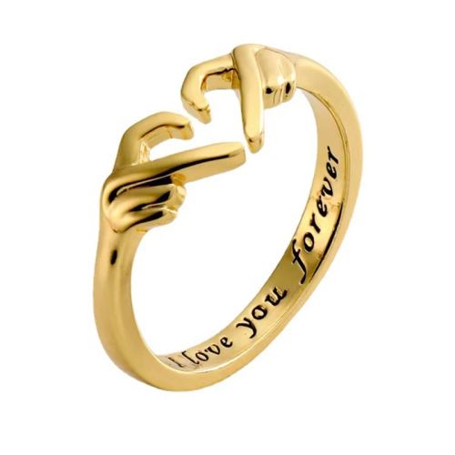 OOTDTY High Polish Exquisite Rings Set - 5pcs Fashion Cocktail Rings