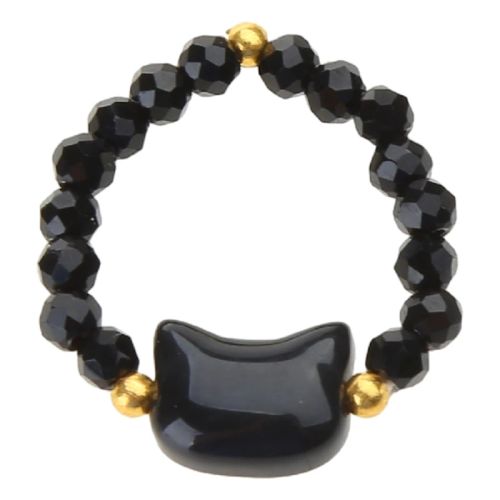 OOTDTY High Polish Exquisite Rings Set - 5pcs Fashion Cocktail Rings