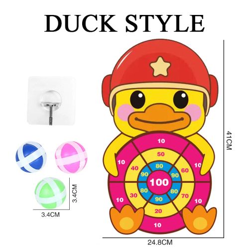 Cartoon Dart Board Game - Rainbow Animal Designs for Fun Playtime