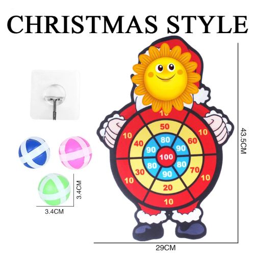 Cartoon Dart Board Game - Rainbow Animal Designs for Fun Playtime