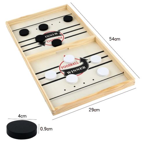 Tlewj Exciting Puck Table Battle Board Game for Family Fun - NB230C2-Large