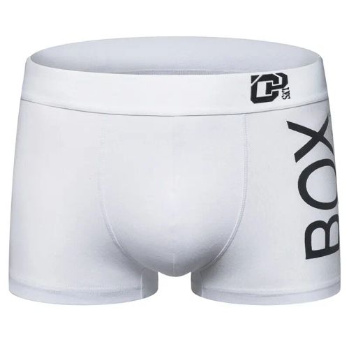 Comfortable Breathable Boxer Panties - Soft & Stylish Underwear - 1 pcs white / L
