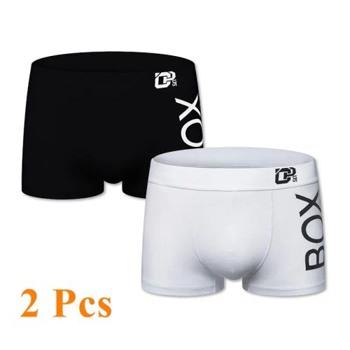 Comfortable Breathable Boxer Panties - Soft & Stylish Underwear - 2 pcs mix / XL