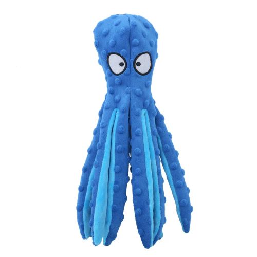 Adorable Octopus Plush Dog Toy with Squeaker for Interactive Play